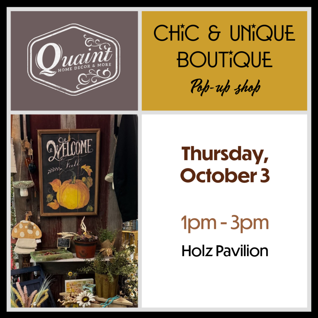 Chic &amp; Unique Boutique Oct 3